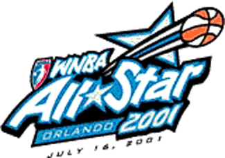 WNBA All-Star Game 2001 Primary Logo iron on transfers for T-shirts